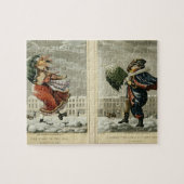 Een prettige kerst en een gelukkig nieuwjaar in Lo Legpuzzel (Horizontaal)