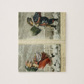 Een prettige kerst en een gelukkig nieuwjaar in Lo Legpuzzel (Verticaal)