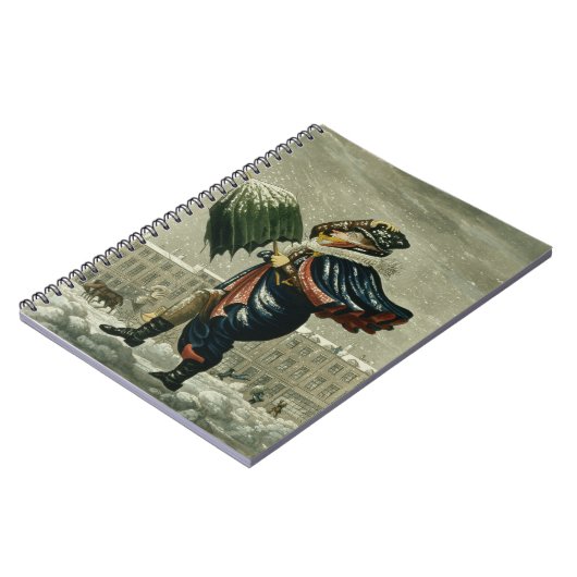 Een prettige kerst en een gelukkig nieuwjaar in Lo Notitieboek (Linkerzijde)