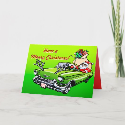 Een prettige kerst! feestdagen kaart (Voorkant)