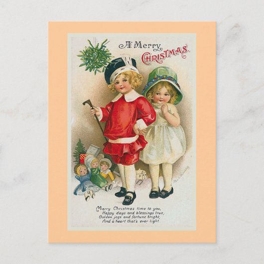 "Een prettige kerst" Feestdagenkaart (Voorkant)