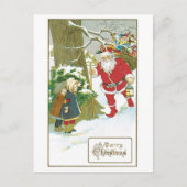 Een prettige kerst feestdagenkaart (Voorkant)