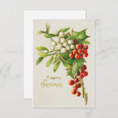 Een prettige kerst kaart (Voorkant / Achterkant)