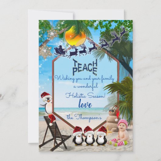 Een prettige kerst kaart (Voorkant)