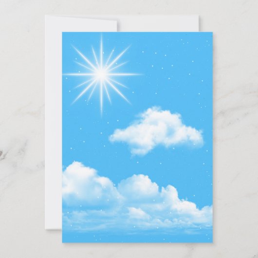 Een prettige kerst kaart (Achterkant)