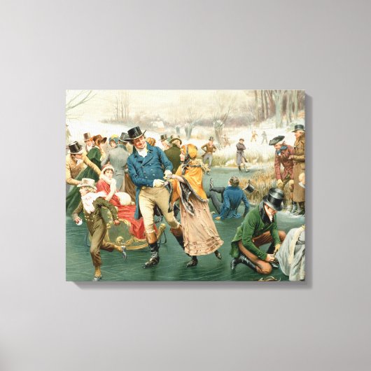 Een prettige kerst, van de peren jaardag 1907 canvas afdruk (Voorkant)