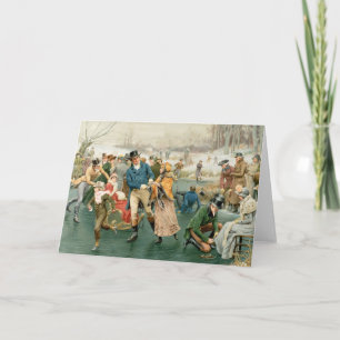 Een prettige kerst, van de peren jaardag 1907 feestdagen kaart