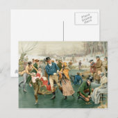 Een prettige kerst, van de peren jaardag 1907 feestdagenkaart (Voorkant / Achterkant)