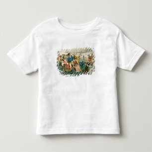 Een prettige kerst, van de peren jaardag 1907 kinder shirts