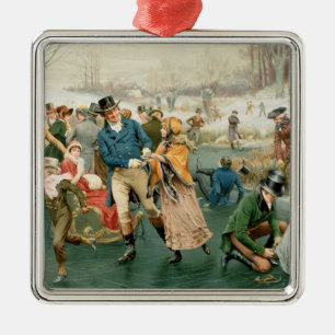 Een prettige kerst, van de peren jaardag 1907 metalen ornament