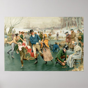 Een prettige kerst, van de peren jaardag 1907 poster