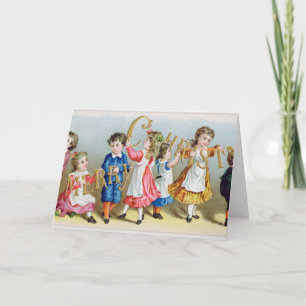 Een prettige kerst, Victoriaans briefkaart