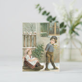 Een prettige kerst voor jou! feestdagenkaart (Staand voorkant)