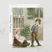 Een prettige kerst voor jou! feestdagenkaart (Voorkant / Achterkant)