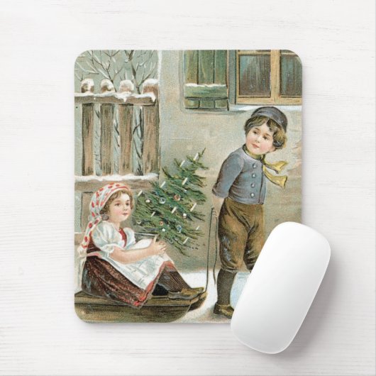 Een prettige kerst voor jou! muismat (Met muis)