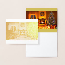 Een prettige kerst voor u en uw Folie Kaarten