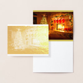 Een prettige kerst voor u en uw Folie Kaarten