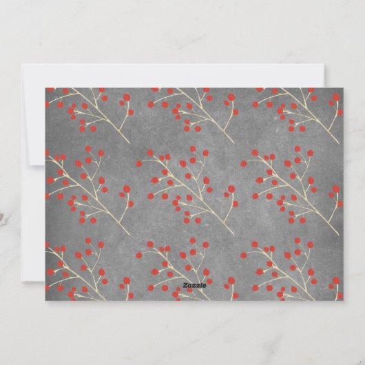 Een prettige kerstfamilie fotocollage feestdagenkaart (Achterkant)