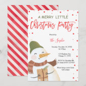 Een prettige kerstfeestdag kaart (Voorkant / Achterkant)