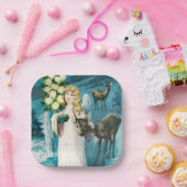 Een prettige kerstfeestdag papieren bordje (Feest)