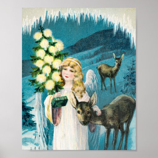 Een prettige kerstfeestdag poster (Voorkant)