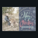 Een prettige kerstfeestelijke fotokaart feestdagenkaart<br><div class="desc">Een schattige en grillige kerstfotokaart.</div>