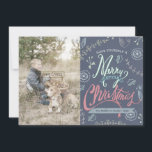 Een prettige kerstfeestelijke fotokaart feestdagenkaart<br><div class="desc">Een schattige en grillige kerstfotokaart.</div>