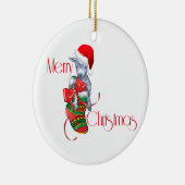 Een prettige kerstgeit-Baby in het Ornament van St (Rechts)