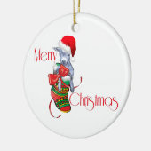 Een prettige kerstgeit-Baby in het Ornament van St (Links)