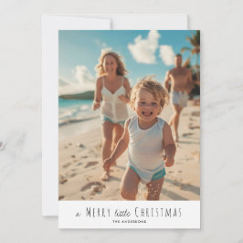 Een prettige kerstkerst feestdagenkaart