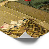 Een prettige kerstkerstkerstkerstkerstkerstkaart poster (Hoek)