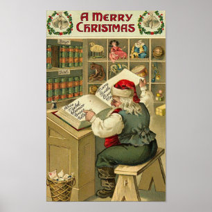 Een prettige kerstkerstkerstkerstkerstkerstkaart poster