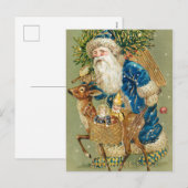 Een prettige  kerstkunst feestdagenkaart (Voorkant / Achterkant)