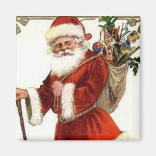 Een prettige kerstman Vintage... Magneet