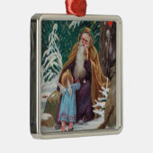 Een prettige kerstperiode met kerstmis metalen ornament (Rechts)