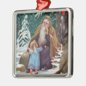 Een prettige kerstperiode met kerstmis metalen ornament (Links)