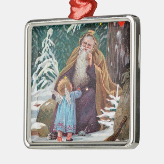 Een prettige kerstperiode met kerstmis metalen ornament (Links)