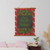 Een prettige kersttackstijl met Sweater-stijl Hangend Wandkleed (Slaapkamer)