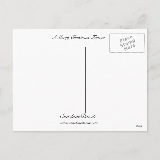 Een prettige kerstventilator feestdagenkaart (Achterkant)