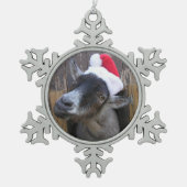 "Een prettige Murphy kerst!" Tin Sneeuwvlok Ornament (Voorkant)