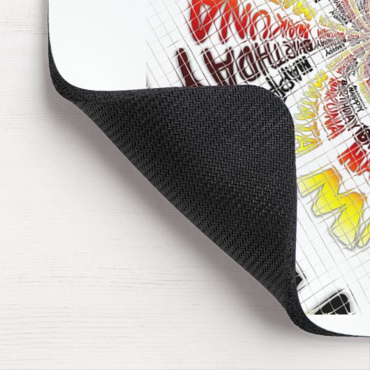 Een prettige verjaardag met een fijne dag muismat (Hoek)