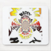 Een prettige verjaardag met een fijne dag muismat (Voorkant)