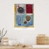 Een prettige verrassing is in je winkel. poster (Keuken)