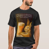 Een priester, een minster en een konijn lopen in e t-shirt (Voorkant)