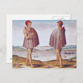 Een priester uit Secoton in Virginia Briefkaart (Voorkant / Achterkant)