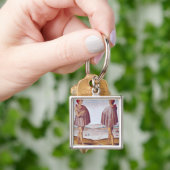 Een priester uit Secoton in Virginia Sleutelhanger (Hand)