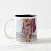 Een priester uit Secoton in Virginia Tweekleurige Koffiemok (Links)