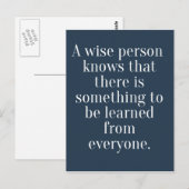 Een prijsopgave voor een vrouw briefkaart (Voorkant / Achterkant)