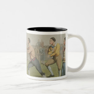 Een Prijsstrijd, behaald door mij. Clark, pub. doo Tweekleurige Koffiemok