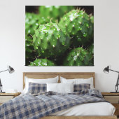 Een prikkelend ensemble Cactus Photorealism Botani Canvas Afdruk (Insitu (Slaapkamer))
